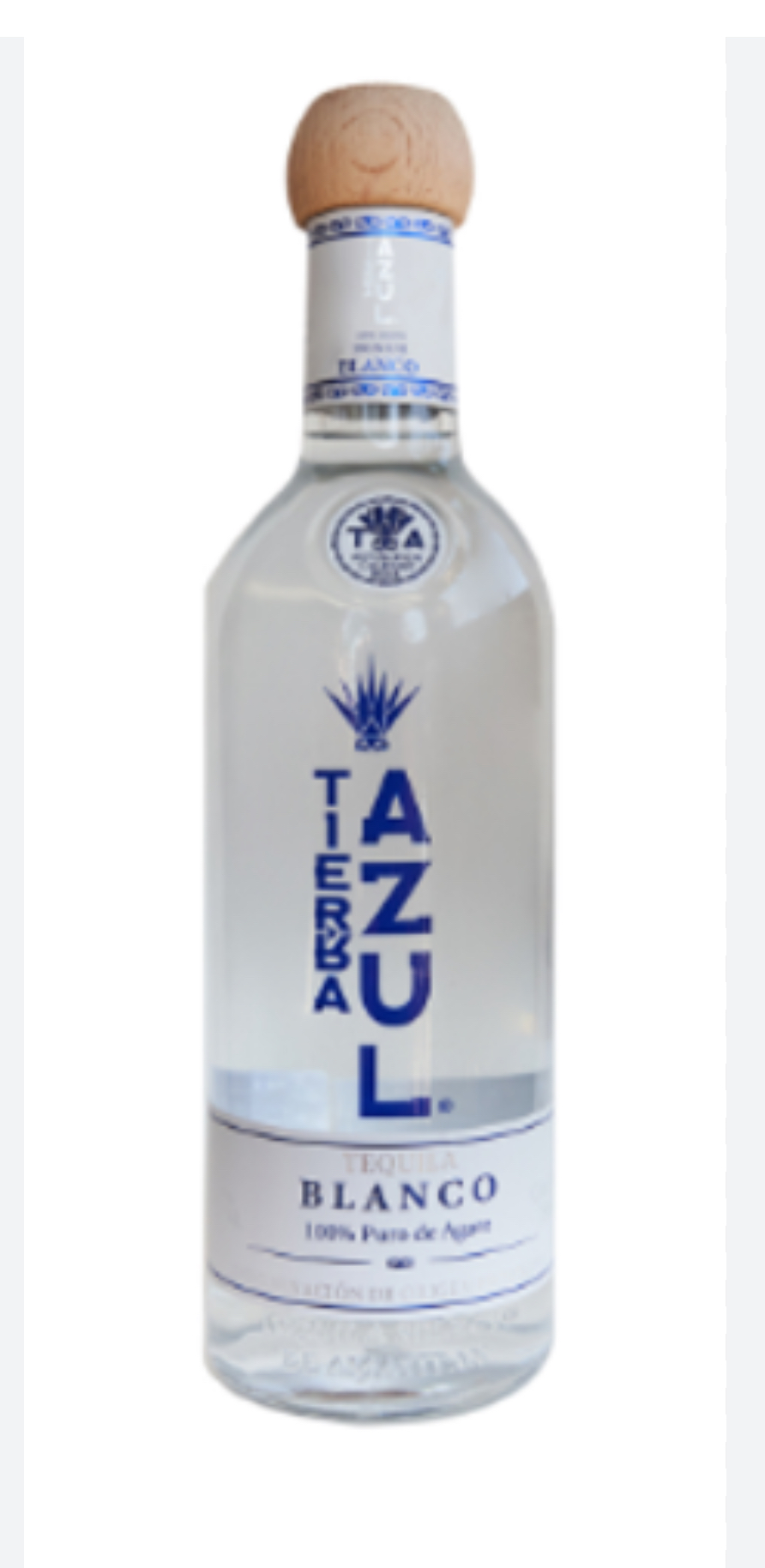 Tequila Tierra Azul Blanco BT
