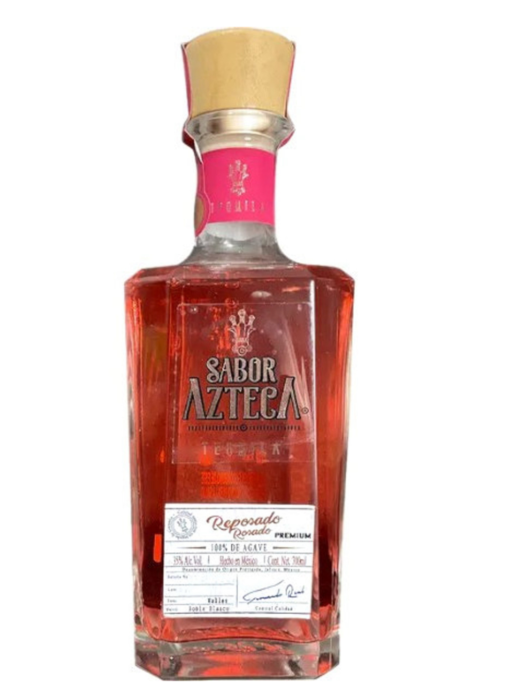 Tequila Sabor Azteca Reposado Rosado 