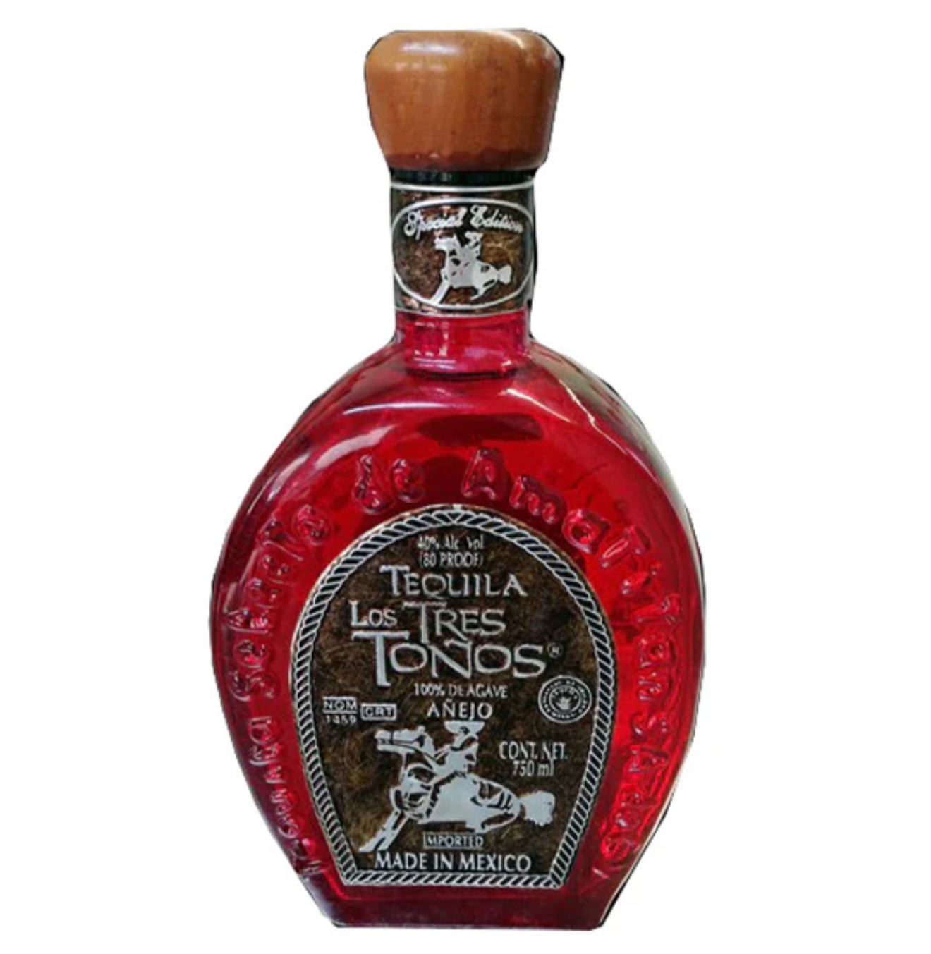Tequila tres Toños Añejo 750 ML