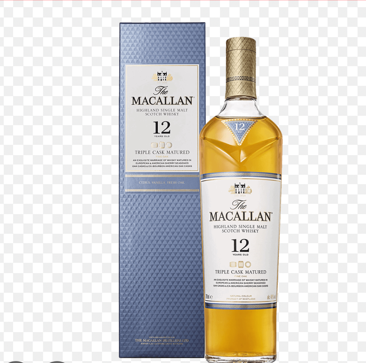Macallan 12 Años Triple Cask 700 ML