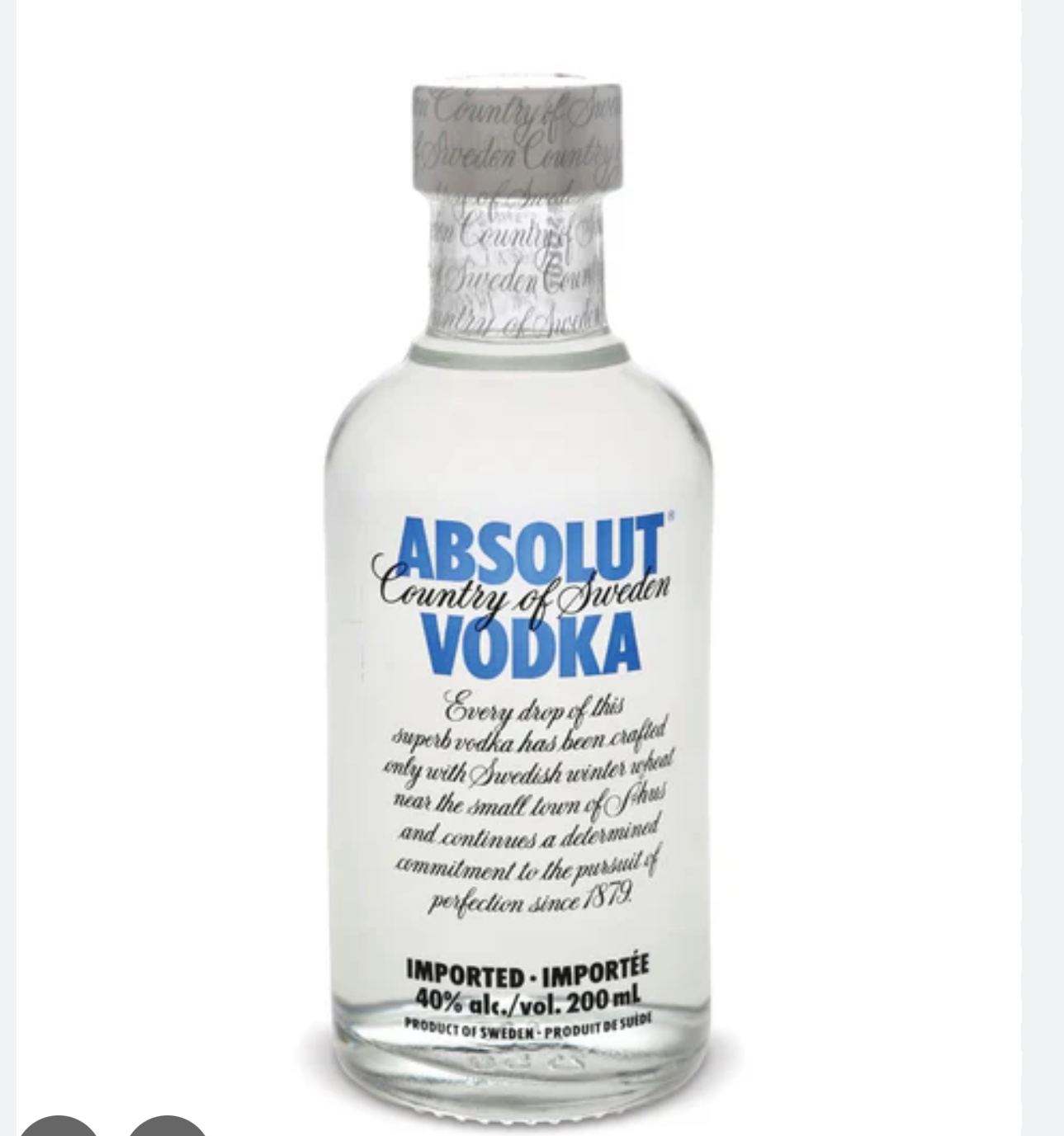 ABSOLUD VODKA 200ML