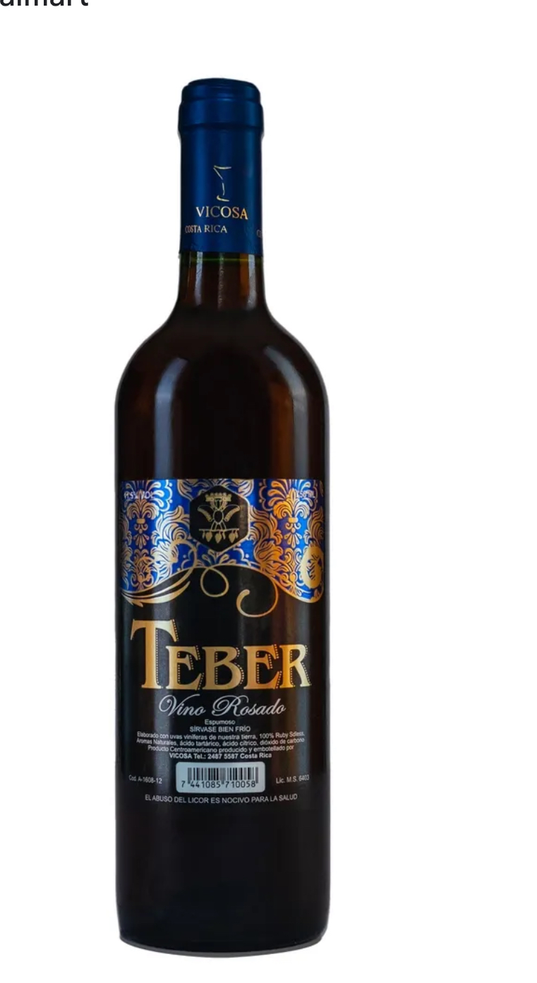VINO TEBER ROSADO ESPUM0SO 750 ML