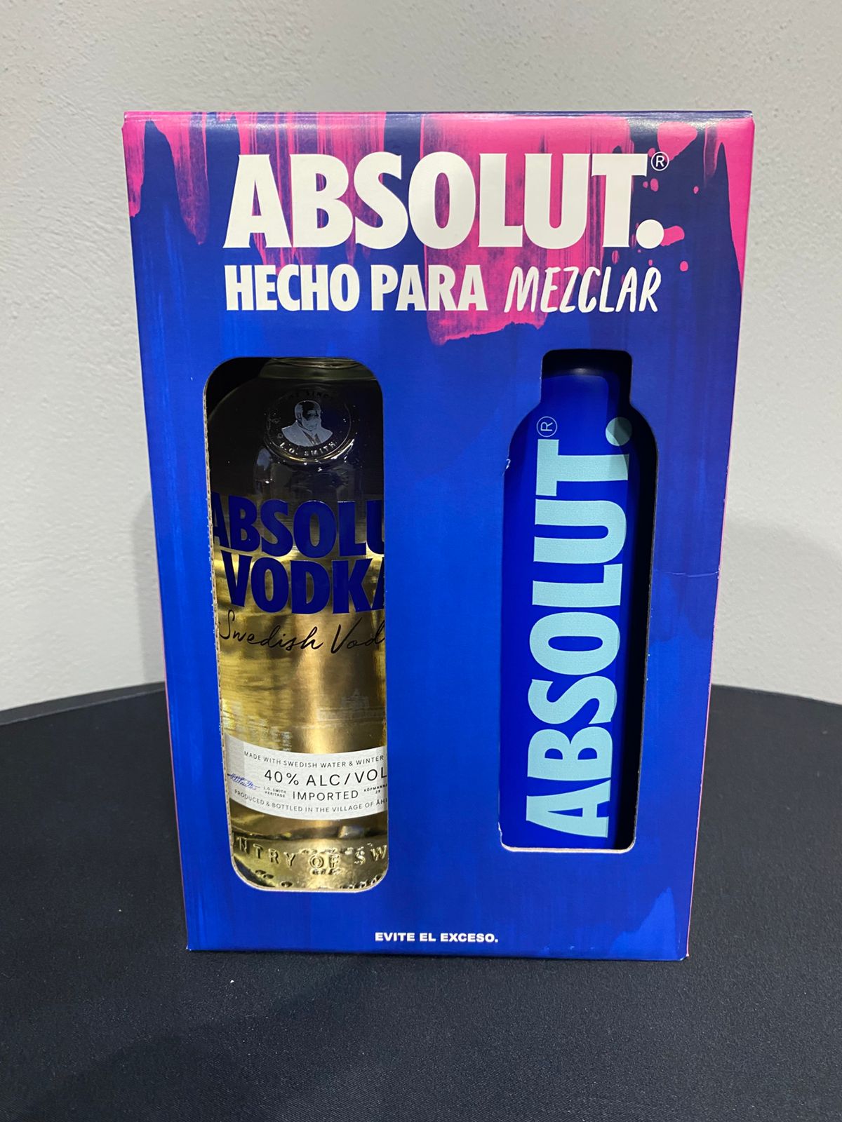 Vodka Absolud 750 ML + BOTELLA 