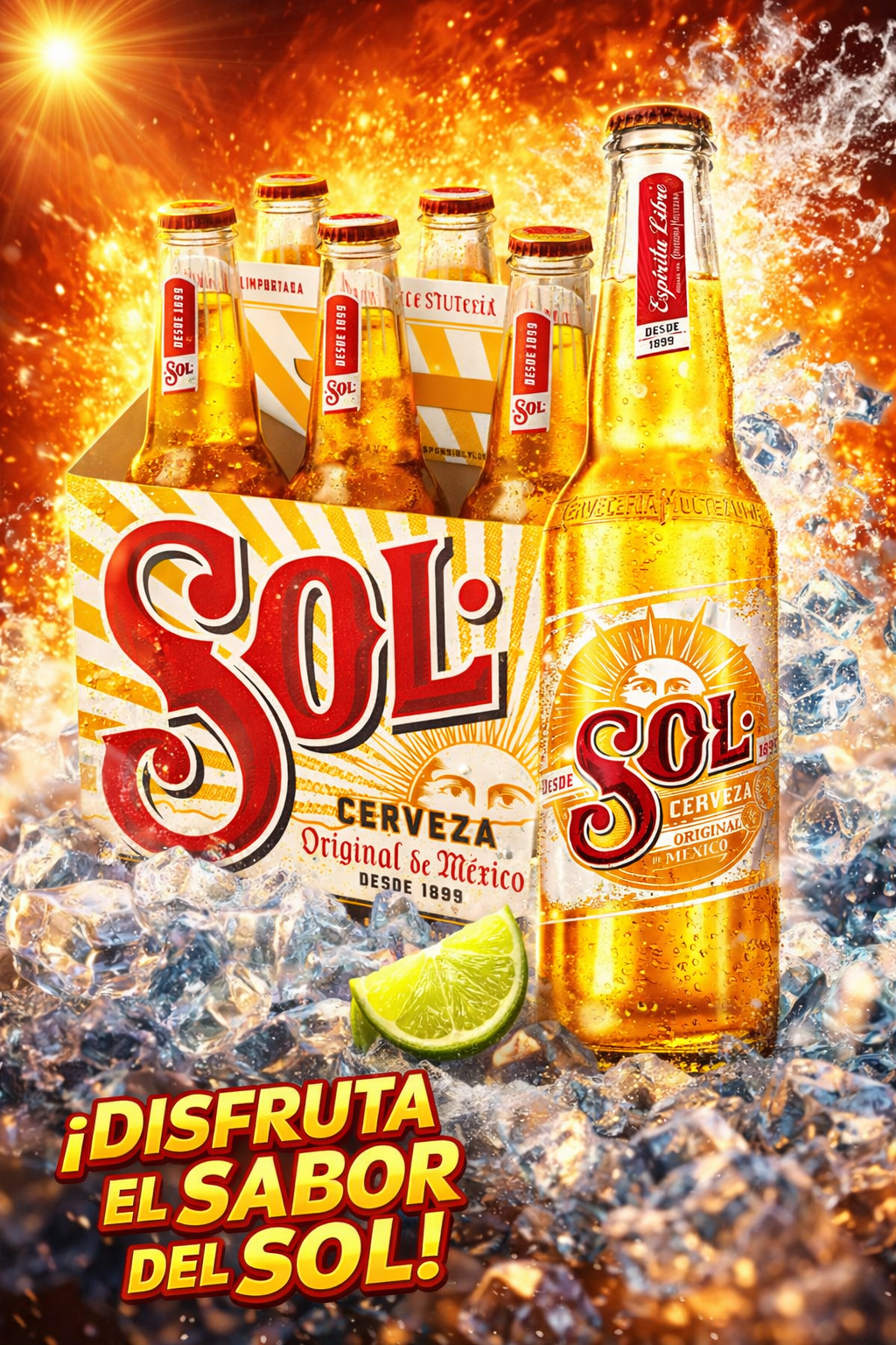 CERVEZA SOL 33O ML 