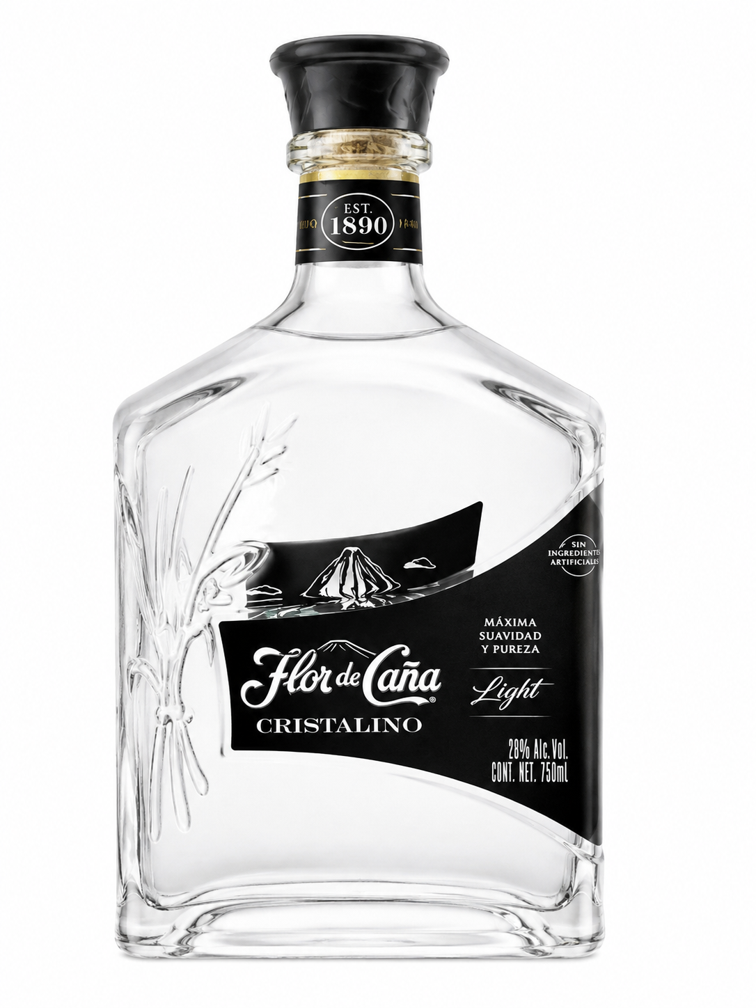 FLOR DE CAÑA CRISTALINO 750ML